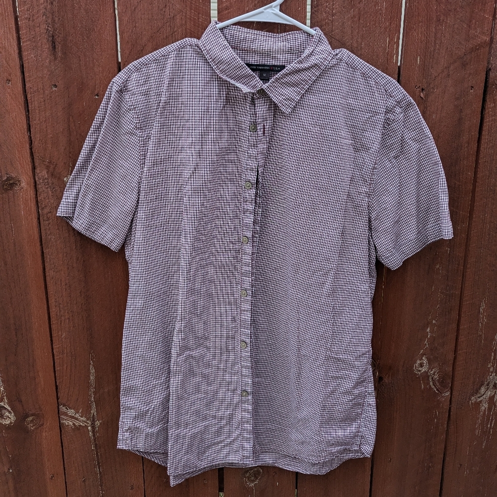 John Varvatos Light Shirt Sleeve Collar Shirt - Medium